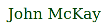 John McKay